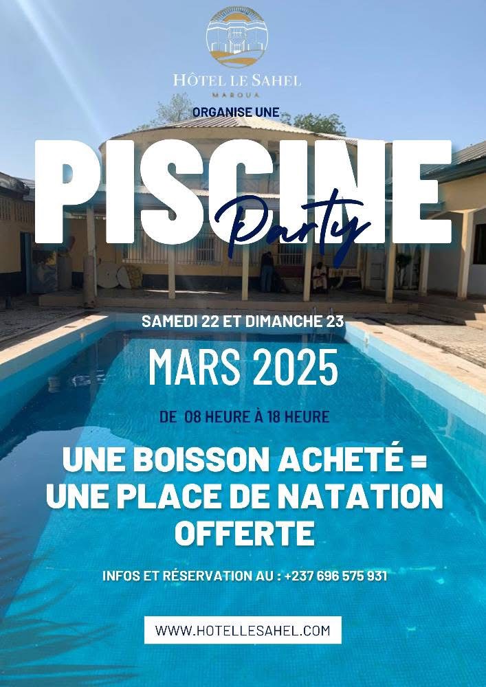 Piscine Party Mars 2025